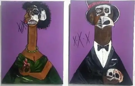 Maman Grants et Baron Papa36x48 mm wood 2-min