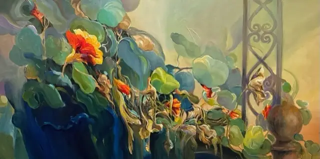 Nasturtiums and Assae ye duru 18x36-min