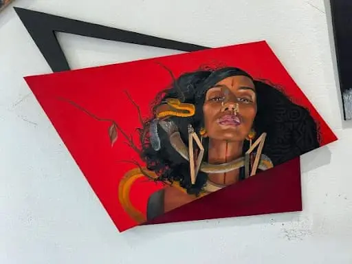 Ceaux Autumn Acrylic on board 40x38 in