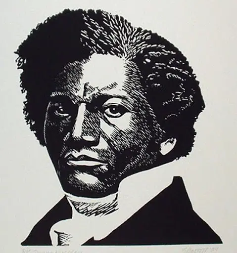 Elizabeth Catlett Young Douglas linocut 22x14 in