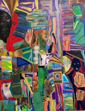 Randall Henry, Blue Monday, Acrylic on canvas,