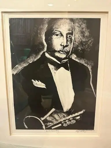 Reginald Gammon WC Handy Mezzotint 22x26 in