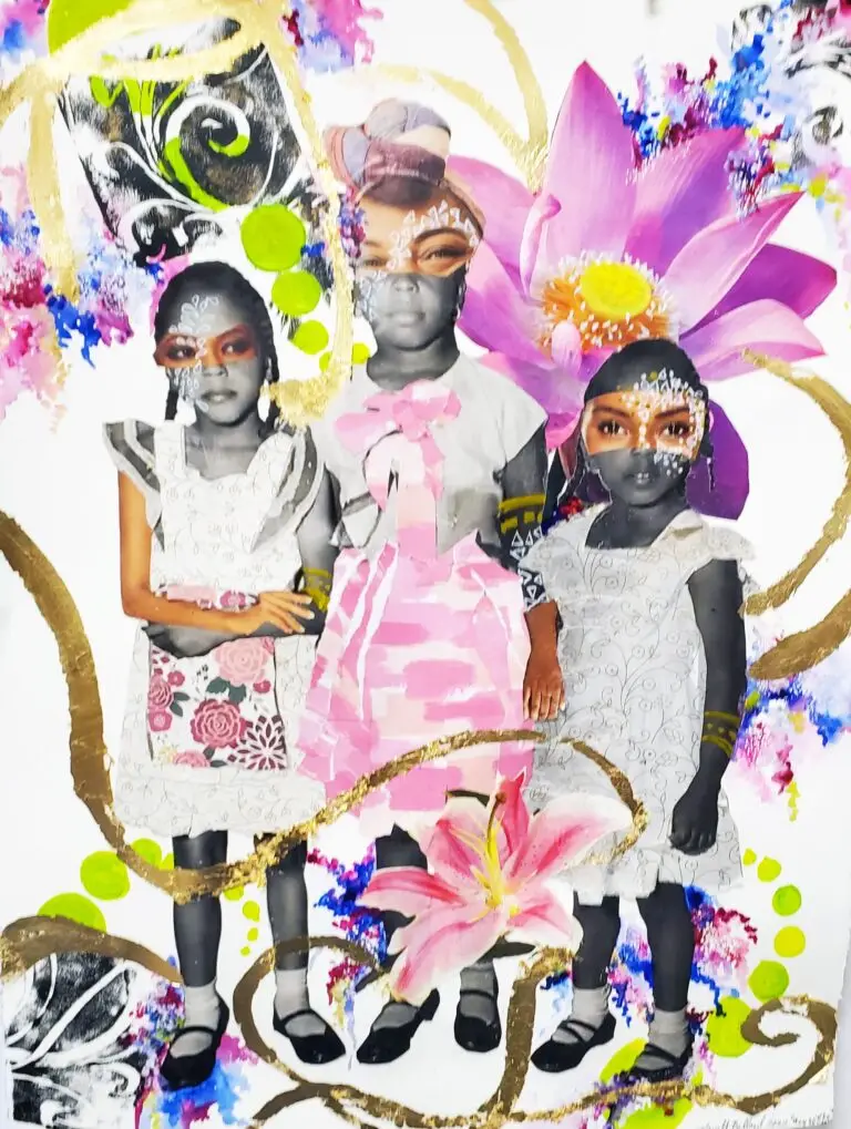 We Three Queens, paper, 22x30-min