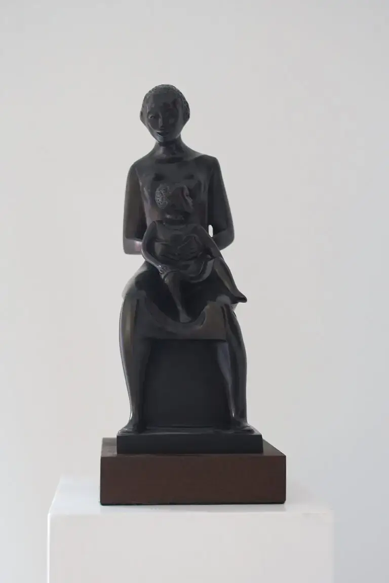 Seated Mother and Child-min